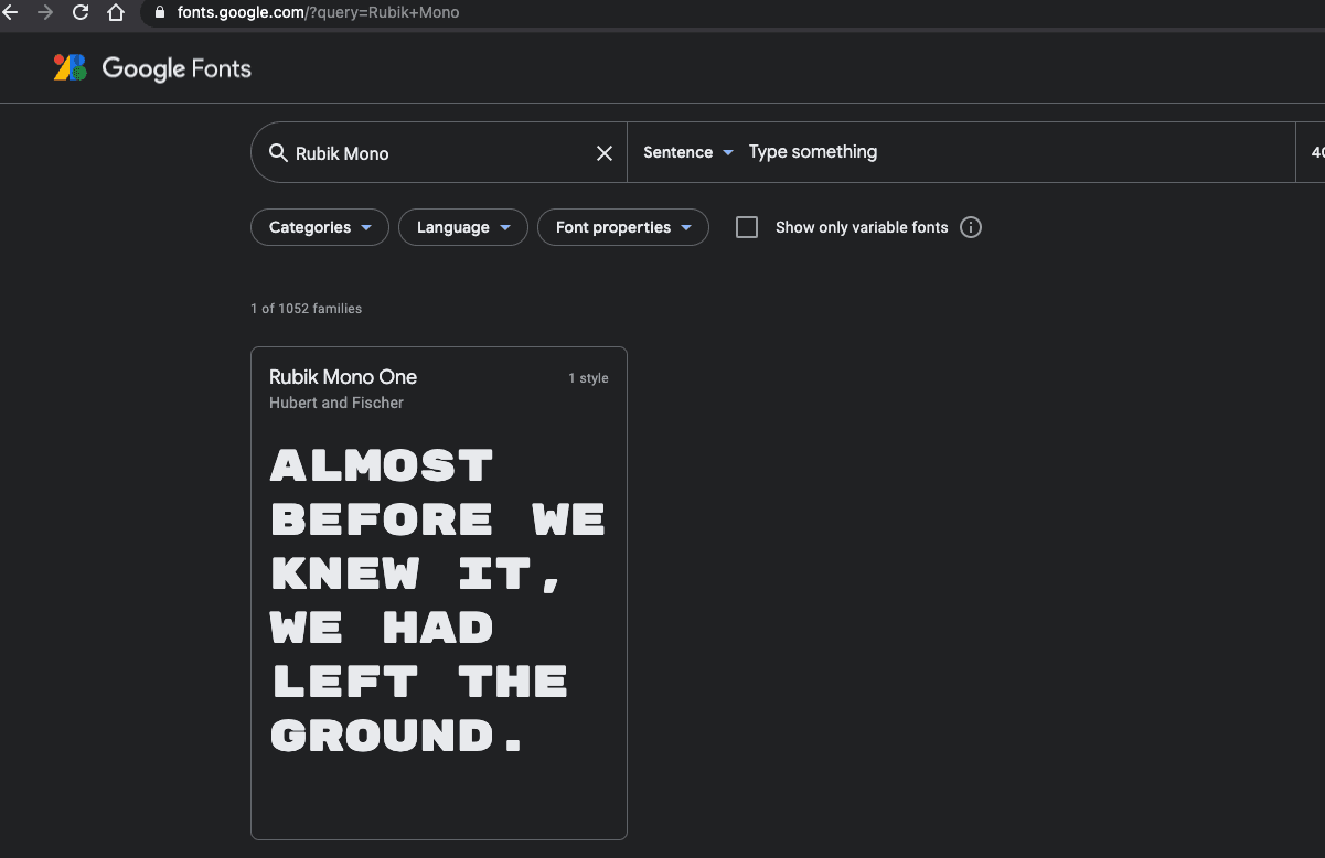 fonts